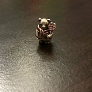 Santa Stop Here Christmas Bear Pandora charm